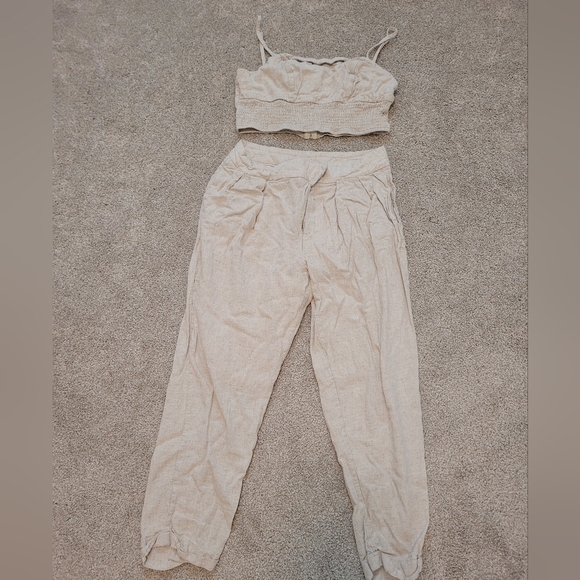 Emery Rose Linen & Viscose Outfit Size Large - Picture 2 of 6